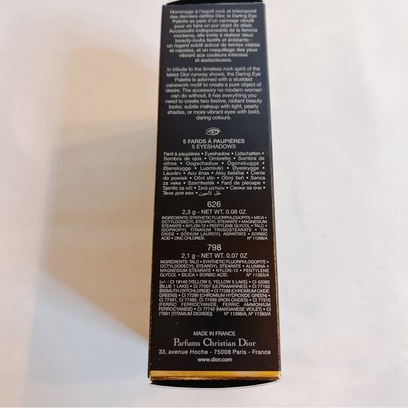 DIOR Daring eye shadow pallet with charm leather case - Picture 7 of 7